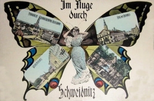 Świdnica Widoki -Reprodukcja 1963