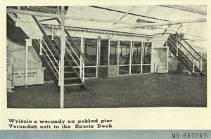 M/S Batory pokład gier - Reprodukcja 4136