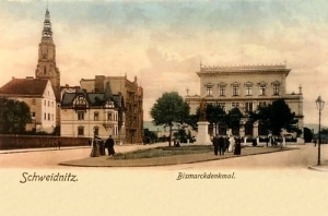 Świdnica Pomnik Bismarcka - Reprodukcja 1855