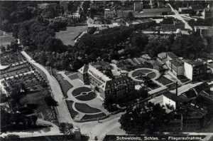Świdnica Panorama -Reprodukcja 1977