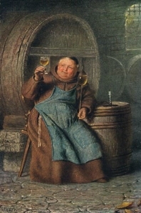 Mnich w winnicy - Reprodukcja 022