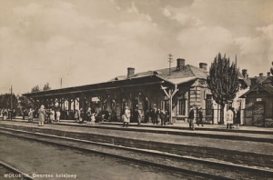 Wołomin Dworzec kolejowy -Reprodukcja 4969