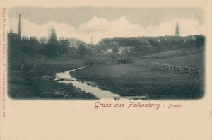 Złocieniec panorama - Reprodukcja 16138