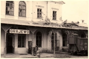 Grajewo Dworzec kolejowy - Reprodukcja 1831