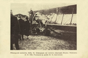 Lwów poświęcenie samolotu - Reprodukcja 4188