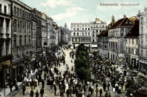 Świdnica Rynek - Reprodukcja 1914