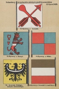 Sztandary Krzyżackie - Reprodukcja 32565