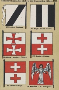 Sztandary Krzyżackie - Reprodukcja 32567