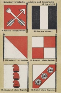 Sztandary Krzyżackie - Reprodukcja 32568