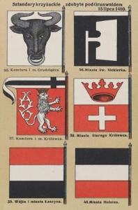 Sztandary Krzyżackie - Reprodukcja 32574