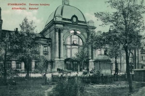 Stanisławów Dworzec Kolejowy -Reprodukcja 4726