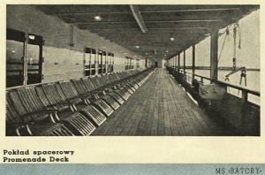 M/S Batory pokład spacerowy - Reprodukcja 4115