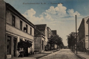 Biskupiec Pom. Herren strasse - Reprodukcja 1142