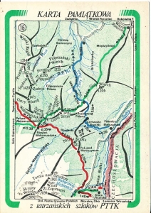 Tatry mapka - 012742