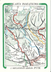 Tatry mapka - 012752