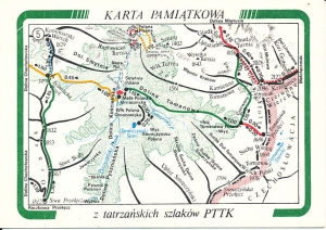 Tatry mapka - 012753