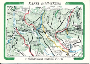 Tatry mapka - 012754