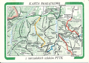 Tatry mapka - 012755