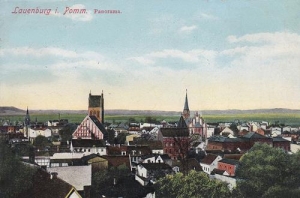 Lębork panorama - Reprodukcja 34271