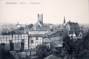 Lębork panorama - Reprodukcja 34274