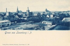 Lębork panorama - Reprodukcja 34277
