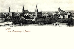 Lębork panorama - Reprodukcja 34282