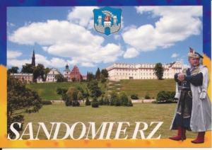 Sandomierz panorama starego miasta - 023216