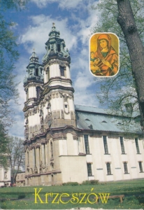 Krzeszów fasada kościoła - 023229