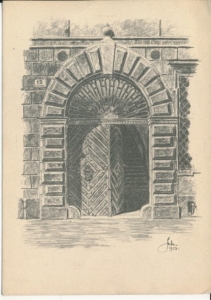 Kraków portal barokowy - 026119