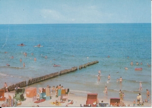 Ustka Bałtyk morze falochron - 027914
