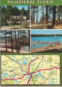 Pojezierze Ełckie widokowa mapka - 028400