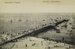 Sopot Zoppot molo - Reprodukcja 4228