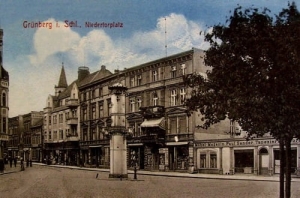 Zielona Góra Niedertorplatz -Reprodukcja 1629