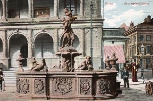 Poznań Rynek fontanna - Reprodukcja 5395