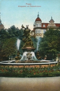Poznań fontanna Perseusza - Reprodukcja 5318