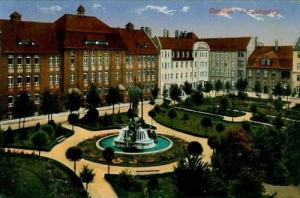 Opole Friedrschplatz - Reprodukcja 1015