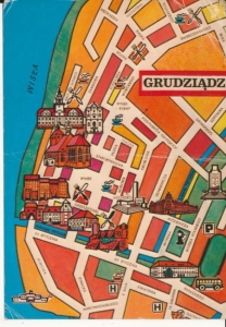 Grudziądz mapka plan miasta - 031714