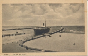 Ustka wejście do portu - 031990