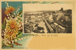 Tczew Dirschau panorama - Reprodukcja 4353