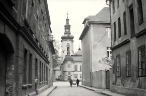 Pszczyna uliczka - Reprodukcja 15454