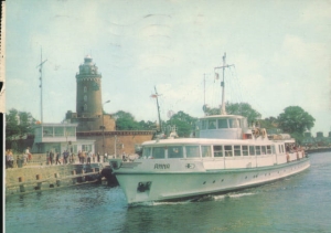 Kołobrzeg statek Anna latarnia - 033851