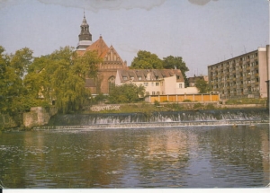 Gryfice widok od strony rzeki - 034034