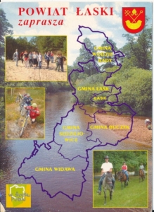 Łask powiat Łaski mapka - 034051