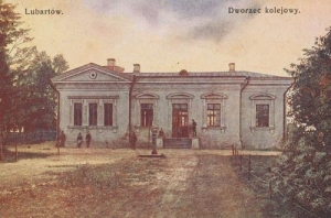 Lubartów Dworzec kolejowy - Reprodukcja 41286