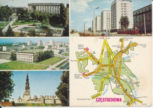 Częstochowa widokowa mapka - 035159