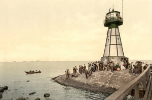 Gdańsk Latarnia morska 1890r-Reprodukcja 4408