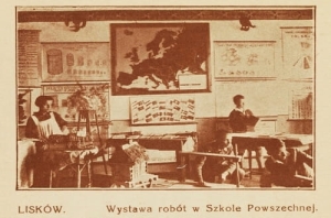 Lisków Szkoła powszechna -Reprodukcja 5050