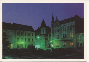 Pszczyna rynek nocą - 037500