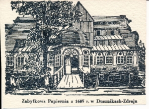 Duszniki Zdrój zabytkowa papiernia - 037955