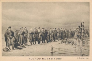 Pochód na Sybir - Reprodukcja 42091